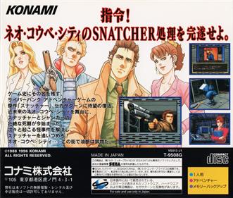 Snatcher - Box - Back Image