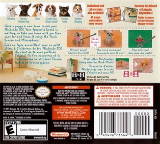 Nintendogs: Chihuahua & Friends - Box - Back Image