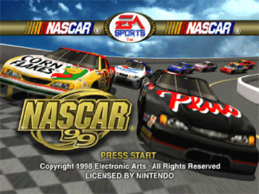 NASCAR 99 - Screenshot - Game Title Image