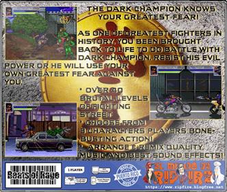Eternal Champions: The Thin Strings of Fate - Box - Back - Reconstructed Image