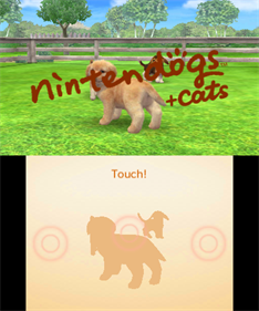Nintendogs + Cats: Golden Retriever & New Friends - Screenshot - Game Title Image