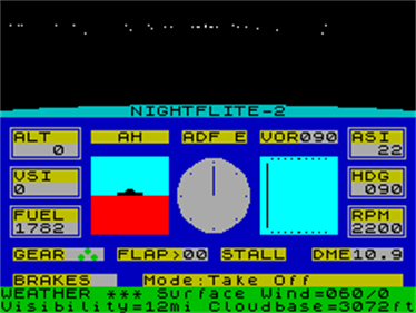Nightflite II - Screenshot - Gameplay Image
