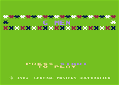 G-Men - Screenshot - Game Title Image