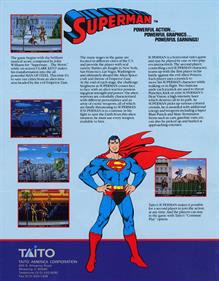 Superman - Advertisement Flyer - Back Image