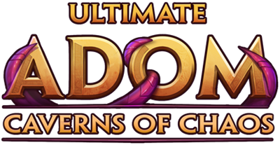 Ultimate ADOM: Caverns of Chaos - Clear Logo Image