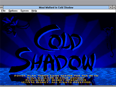 Maui Mallard in Cold Shadow - Screenshot - Game Title Image