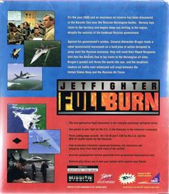 JetFighter: Full Burn - Box - Back Image