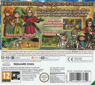 Dragon Quest VII: Fragments of the Forgotten Past - Box - Back Image
