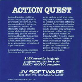 Action Quest - Box - Back Image