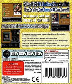 SNK vs. Capcom: Card Fighters' Clash: Capcom Cardfighter's Version - Box - Back Image