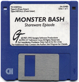 Monster Bash - Disc Image