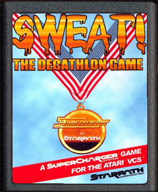 Sweat! The Decathlon Game - Fanart - Cart - Front Image