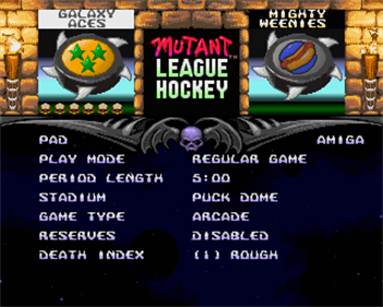 Mutant League Hockey - Screenshot - Game Select Image