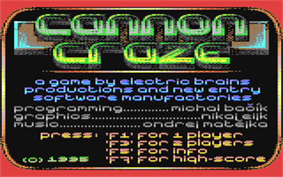 Cannon Craze - Screenshot - Game Title Image