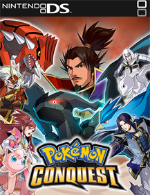 Pokémon Conquest - Fanart - Box - Front Image