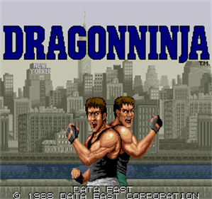 Bad Dudes Vs. DragonNinja - Screenshot - Game Title Image