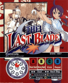 The Last Blade - Arcade - Controls Information Image