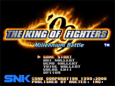 The King of Fighters '99 - Screenshot - Game Title Image