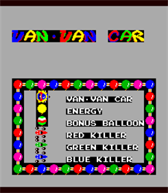 Van Van Car - Screenshot - Game Title Image