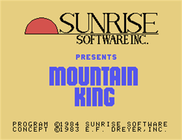 Mountain King - Screenshot - Game Title Image