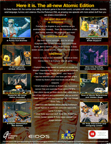 Duke Nukem 3D: Atomic Edition - Box - Back Image