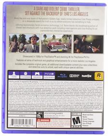 L.A. Noire - Box - Back Image
