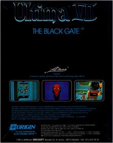 Ultima VII: The Black Gate - Box - Back Image