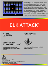Elk Attack - Fanart - Box - Back Image