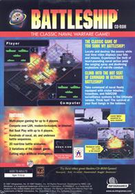Battleship: The Classic Naval Warfare Game - Box - Back Image