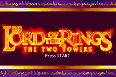 The Lord of the Rings: The Two Towers - Screenshot - Game Title Image