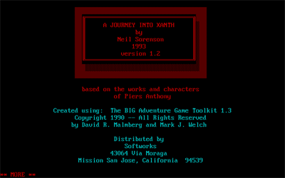 A Journey Into Xanth - Screenshot - Game Title Image
