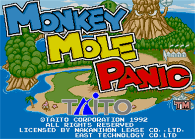 Monkey Mole Panic - Screenshot - Game Title Image