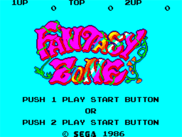 Fantasy Zone - Screenshot - Game Title Image