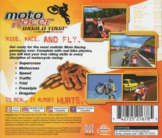 Moto Racer World Tour - Box - Back Image