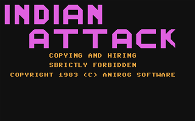 Indian Attack - Screenshot - Game Title Image