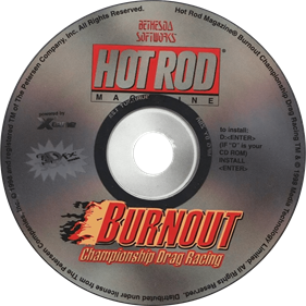 Burnout: Championship Drag Racing - Disc Image