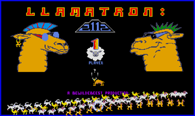Llamatron - Screenshot - Game Title Image