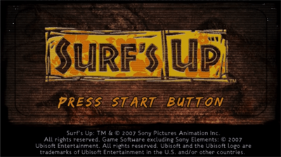 Surf's Up - Screenshot - Game Title Image