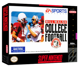 Bill Walsh College Football - Box - 3D Image