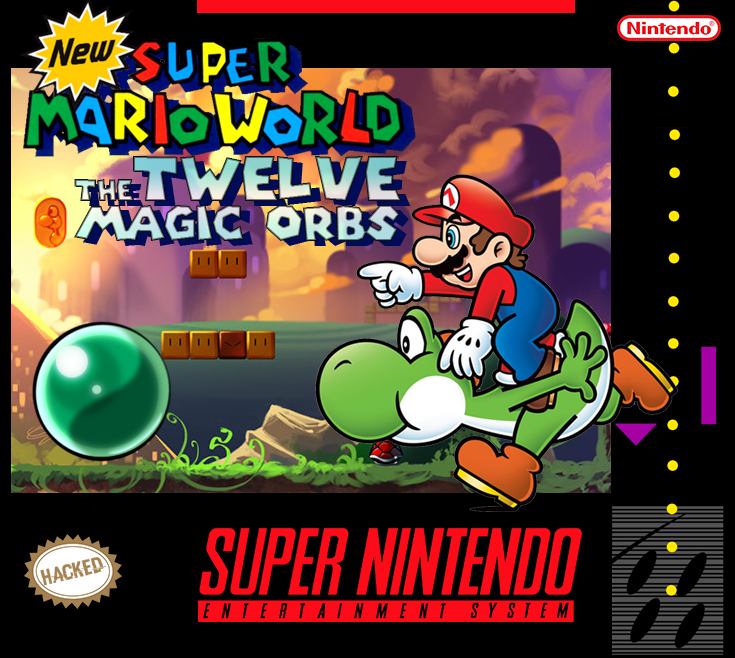 Jogue Novo Super Mario World 1: The Twelve Magic Orbs, um jogo de Mario bros