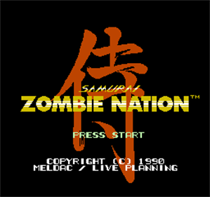Zombie Nation - Screenshot - Game Title Image
