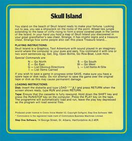 Skull Island - Box - Back Image