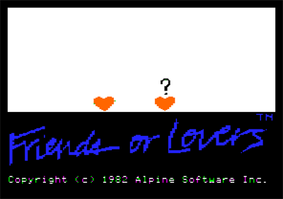 Friends or Lovers - Screenshot - Game Title Image