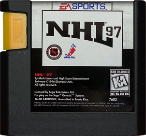 NHL 97 - Cart - Front Image