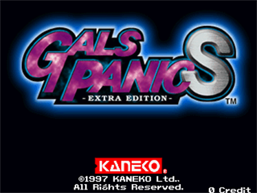 Gals Panic S: Extra Edition - Screenshot - Game Title Image