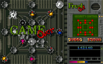 Freak Out - Screenshot - Game Over Image