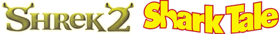 2 in 1 Game Pack: Shrek 2 / Shark Tale - Clear Logo Image