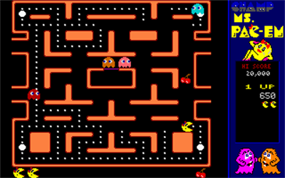 CHAMP Ms. Pac-em - Screenshot - Gameplay Image