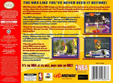NBA Showtime: NBA on NBC - Box - Back Image