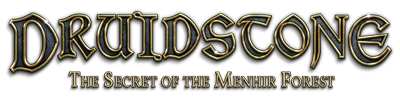 Druidstone: The Secret of the Menhir Forest - Clear Logo Image